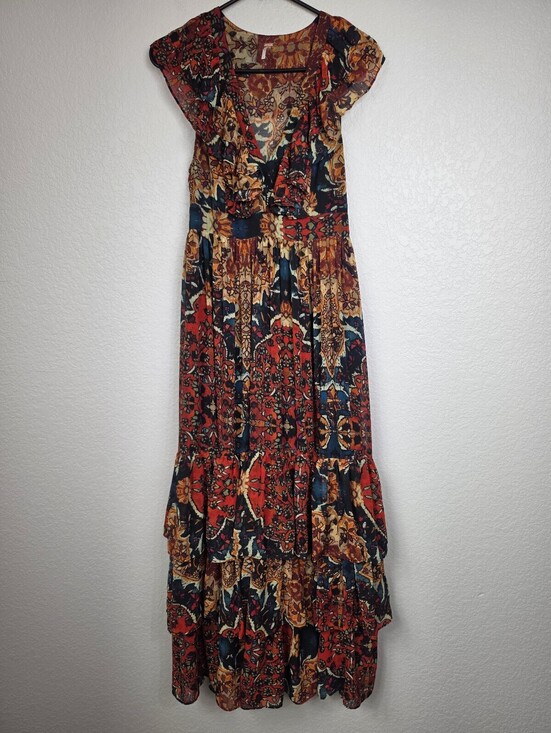 Free People Dresses & Skirts - Free People Boho Maxi Dress Size 2